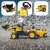 FALK Traktor na Pedały Koparka Komatsu z Przyczepą i Łyżką 2-5 Lat