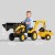 FALK Traktor na Pedały Komatsu z Łyżką Koparką i Przyczepą 2-5 lat