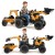 FALK Traktor na Pedały Case CE z Koparką Ładowarką i Przyczepą 3-7 lat