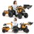 FALK Traktor na Pedały Case CE z Koparką Ładowarką i Przyczepą 3-7 lat