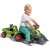 FALK Traktorek Jeździk Baby Claas z Koparką Łyżką i Przyczepą