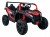 Autko Buggy na akumulator ATV Strong Racing dla 2 dzieci Czerwony + Silnik bezszczotkowy + Pompowane koła + Audio LED