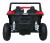 Autko Buggy na akumulator ATV Strong Racing dla 2 dzieci Czerwony + Silnik bezszczotkowy + Pompowane koła + Audio LED