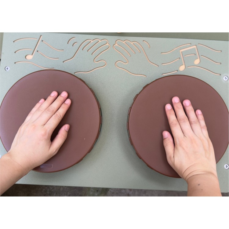 MASTERKIDZ Bongosy Instrument Muzyczny Bębenki Akcesoria Do Tablicy STEM