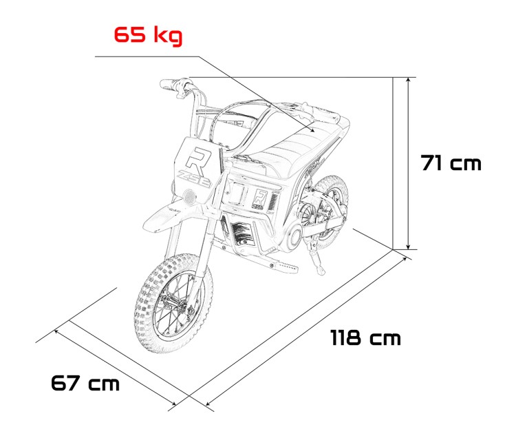 Pojazd Motor na akumulator RZ56 MAX Zielony