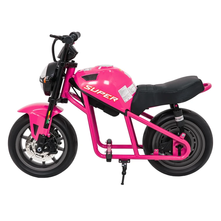 Motor elektryczny dla dziecka SUPERMOTO Różowy