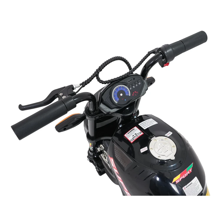 Motor elektryczny dla dziecka SUPERMOTO Czarny