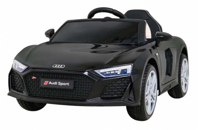 Audi R8 LIFT Samochodzik na akumulator Czarny  Pilot  Koła EVA  MP3 LED