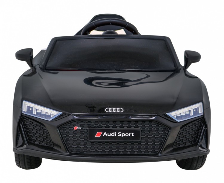 Audi R8 LIFT Samochodzik na akumulator Czarny  Pilot  Koła EVA  MP3 LED