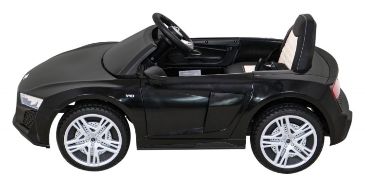 Audi R8 LIFT Samochodzik na akumulator Czarny  Pilot  Koła EVA  MP3 LED