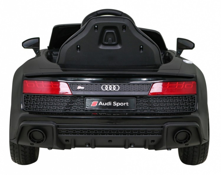 Audi R8 LIFT Samochodzik na akumulator Czarny  Pilot  Koła EVA  MP3 LED