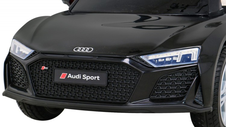 Audi R8 LIFT Samochodzik na akumulator Czarny  Pilot  Koła EVA  MP3 LED