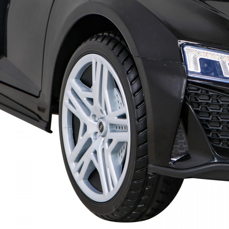 Audi R8 LIFT Samochodzik na akumulator Czarny  Pilot  Koła EVA  MP3 LED