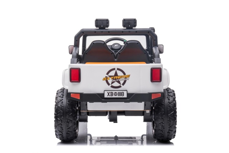 Autko na akumulator Jeep Monster Biały