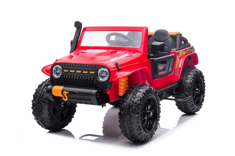 Autko na akumulator  Jeep Monster Czerwony