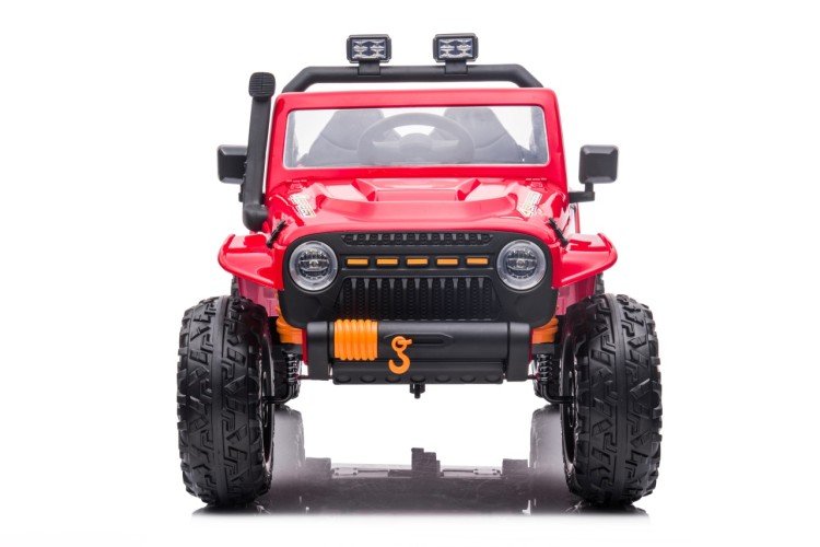 Autko na akumulator  Jeep Monster Czerwony