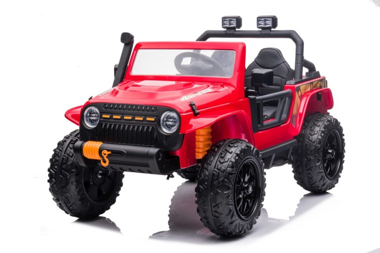 Autko na akumulator  Jeep Monster Czerwony
