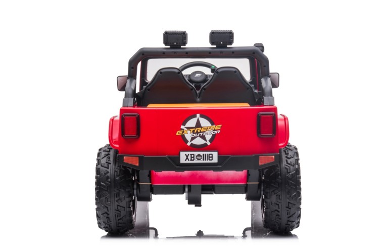 Autko na akumulator  Jeep Monster Czerwony