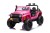 Autko na akumulator  Jeep Monster Różowy Dla Dziewczynki