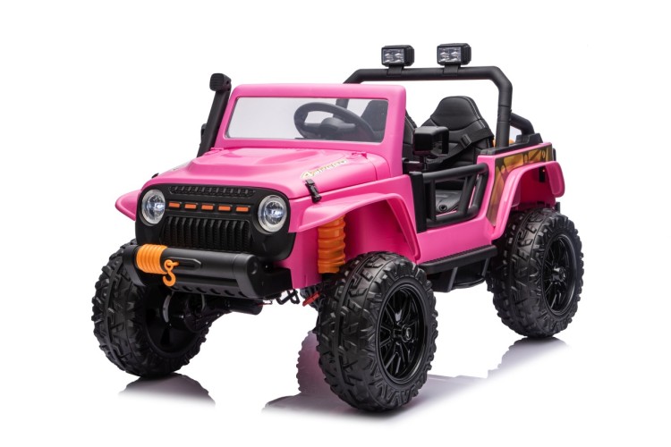 Autko na akumulator  Jeep Monster Różowy Dla Dziewczynki