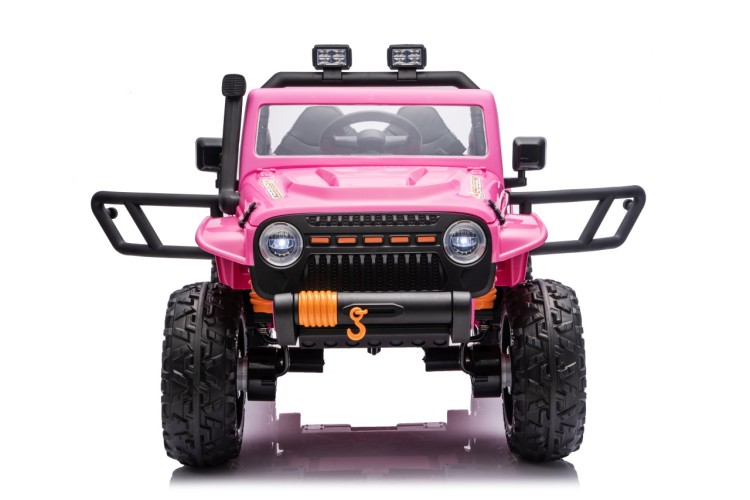 Autko na akumulator  Jeep Monster Różowy Dla Dziewczynki