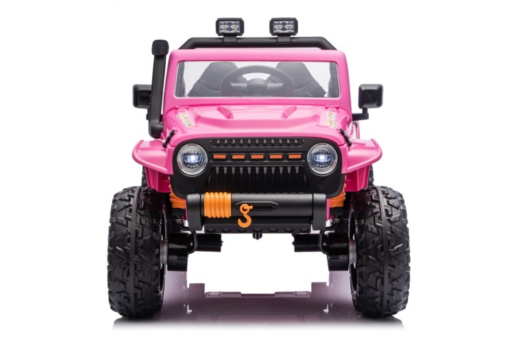 Autko na akumulator  Jeep Monster Różowy Dla Dziewczynki