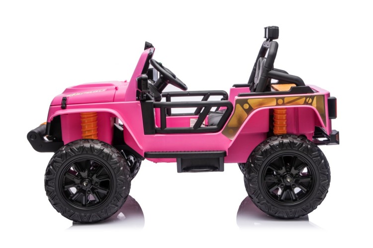 Autko na akumulator  Jeep Monster Różowy Dla Dziewczynki
