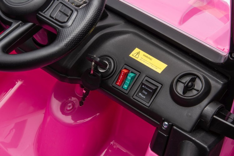 Autko na akumulator  Jeep Monster Różowy Dla Dziewczynki