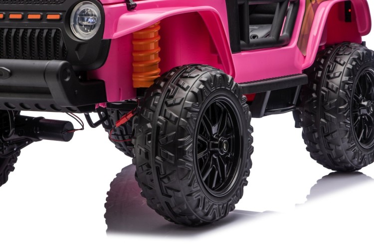 Autko na akumulator  Jeep Monster Różowy Dla Dziewczynki
