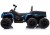 Quad Na Akumulator ATV 6 Kół Z Przyczepką JC606 24V 4x4 Niebieski