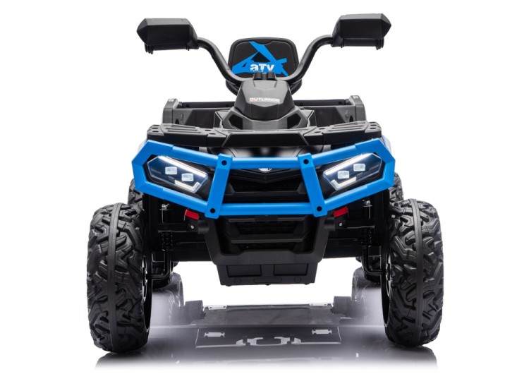 Quad Na Akumulator ATV 6 Kół Z Przyczepką JC606 24V 4x4 Niebieski