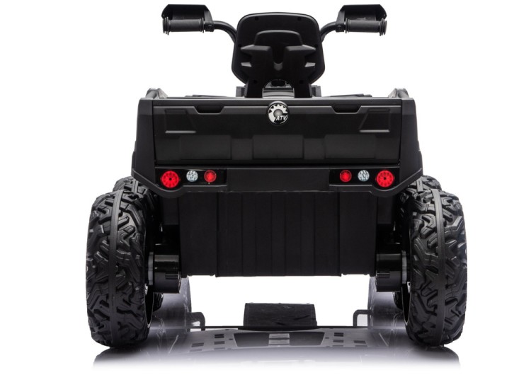 Quad Na Akumulator ATV 6 Kół Z Przyczepką JC606 24V 4x4 Czerwony