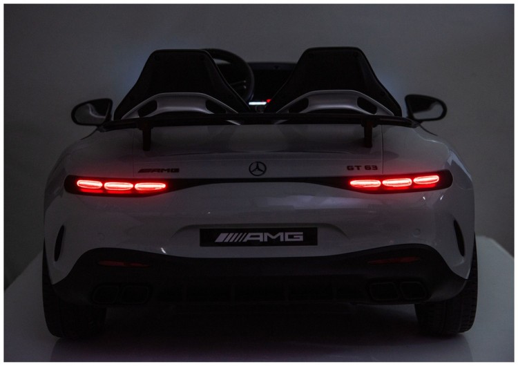 Auto Na Akumulator Mercedes GT63 AMG DK-GT63 24V Lakierowany Jasno Szary