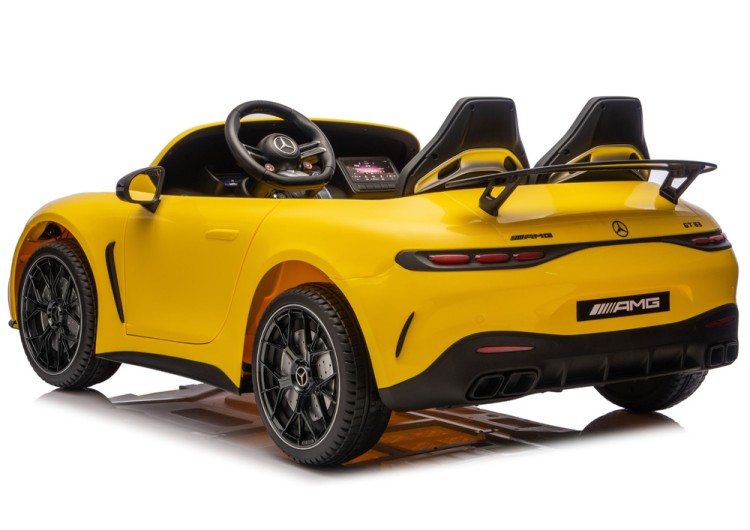 Auto Na Akumulator Mercedes GT63 AMG DK-GT63 24V Żółty