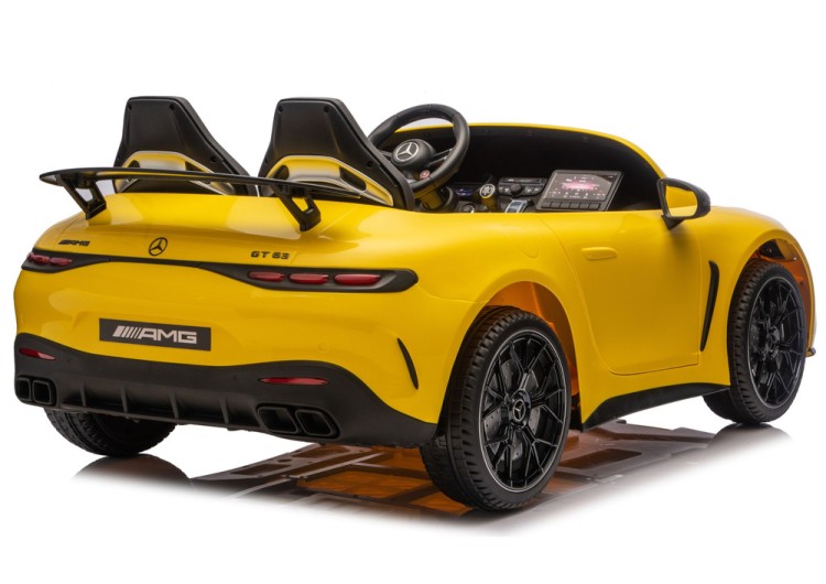 Auto Na Akumulator Mercedes GT63 AMG DK-GT63 24V Żółty