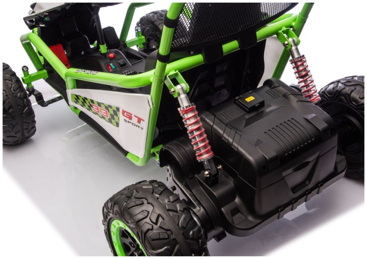 Pojazd Na Akumulator DM-107 24V7 Cichy Silnik Zielony