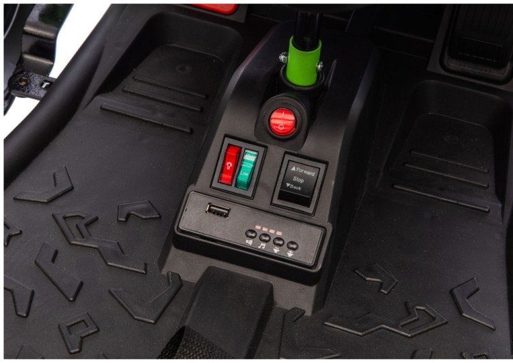 Pojazd Na Akumulator DM-107 24V7 Cichy Silnik Zielony