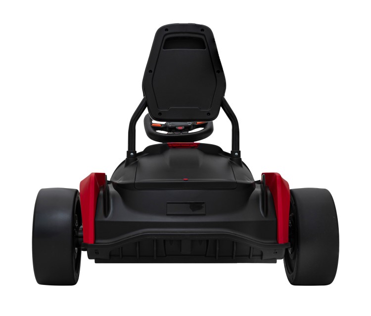 Gokart Fast 3 Drift na akumulator dla dzieci Czerwony + Funkcja driftu + Silniki 2x150W + Radio LED + Pasy
