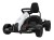 Gokart Fast 3 Drift na akumulator dla dzieci Biały + Funkcja driftu + Silniki 2x150W + Radio LED + Pasy