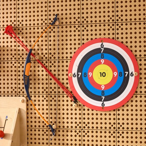 MASTERKIDZ Zestaw Łucznika Do Tablicy STEM Łuk + Tarcza + Strzały