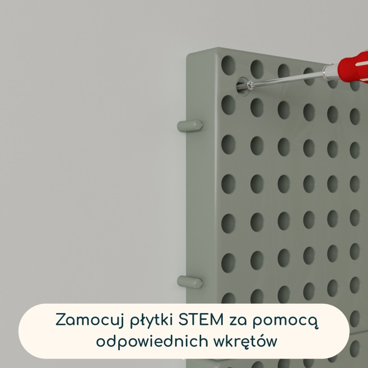 MASTERKIDZ Kreatywna Ściana Outdoor 120 x 80 STEM