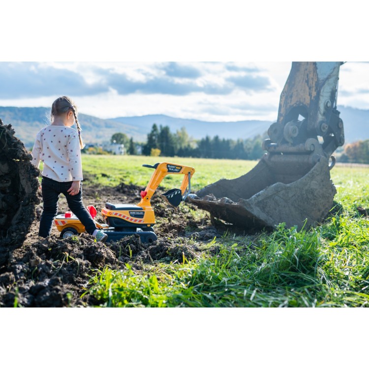 FALK Koparka Super Builder z Przyczepą i Akcesoriami 3-7 Lat