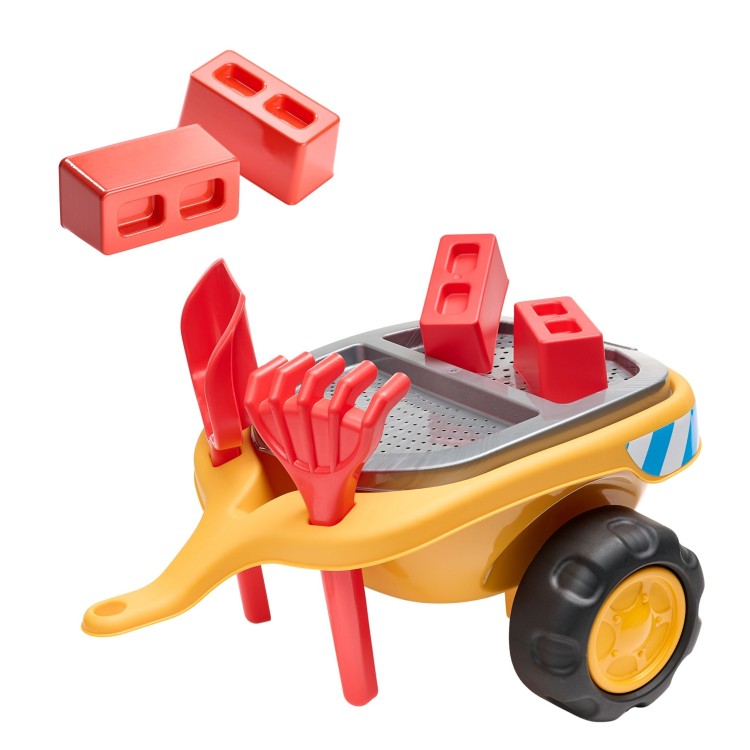 FALK Jeździk Ciężarówka Budowlana JCB z Przyczepą i Akcesoriami 1-3 Lat