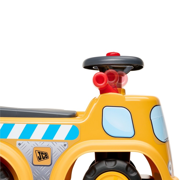 FALK Jeździk Ciężarówka Budowlana JCB z Przyczepą i Akcesoriami 1-3 Lat