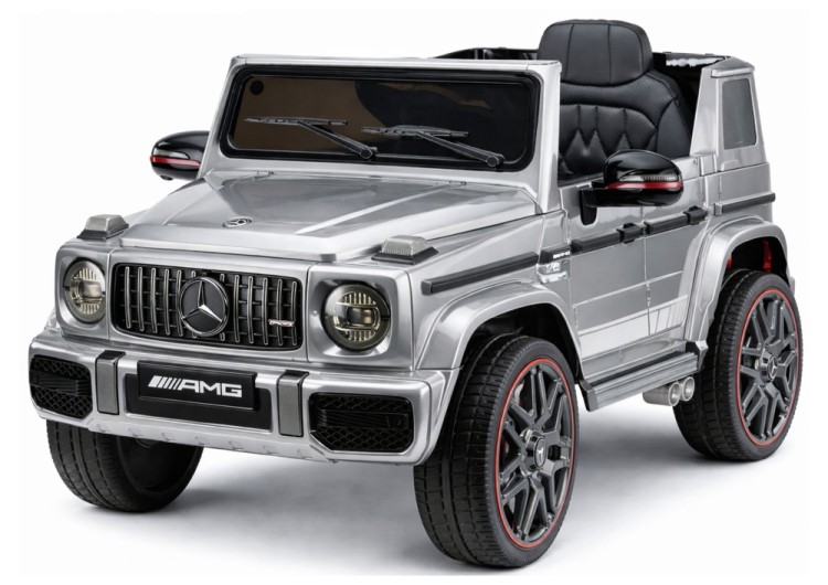 Auto Na Akumulator Mercedes AMG G 63 Srebrny Lakierowany