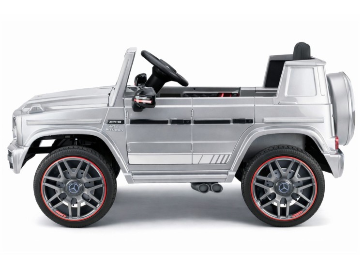 Auto Na Akumulator Mercedes AMG G 63 Srebrny Lakierowany