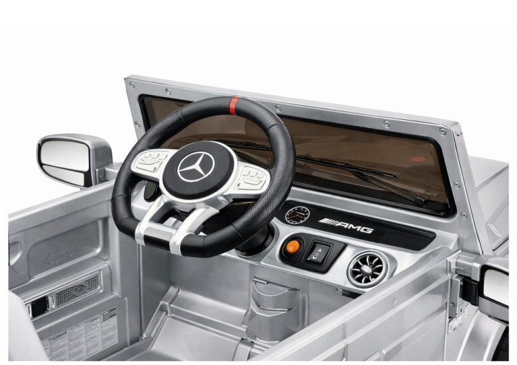 Auto Na Akumulator Mercedes AMG G 63 Srebrny Lakierowany