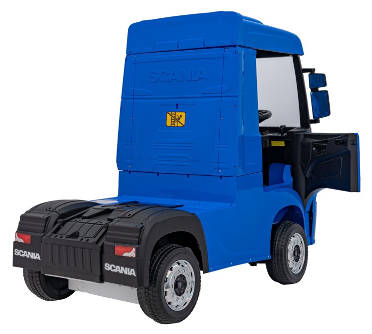Pojazd Scania R-SERIE Niebieski-Ciężarówka Na Akumulator Dla Dziecka