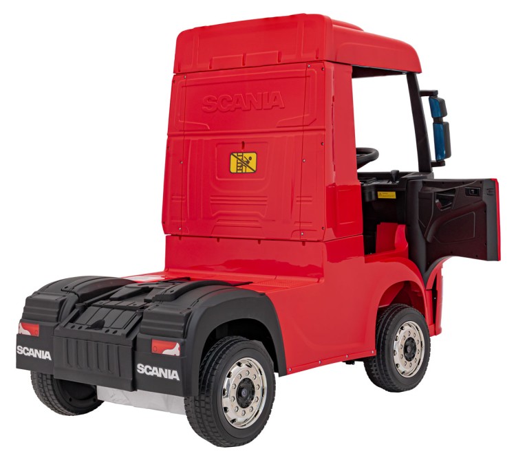 Pojazd Scania R-SERIE Czerwony-Ciężarówka Na Akumulator Dla Dziecka
