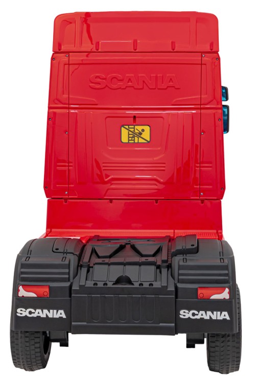 Pojazd Scania R-SERIE Czerwony-Ciężarówka Na Akumulator Dla Dziecka